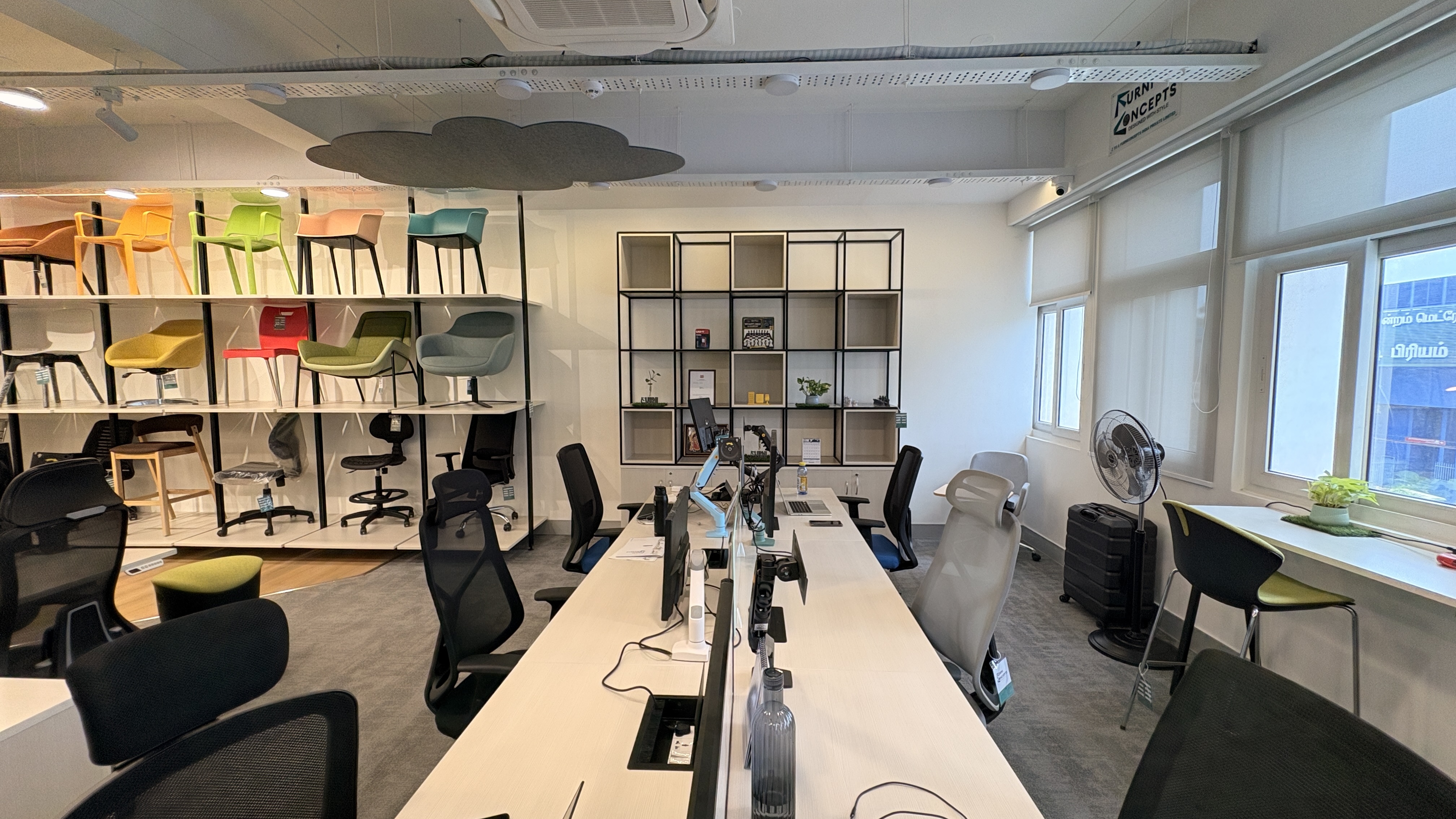 Furniconcept lab Showroom , Chennai. India - office furniture project by Furniconcepts